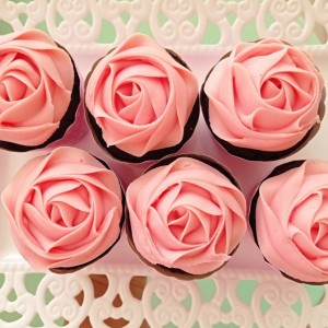 cupcakes roses