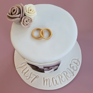 just married cake