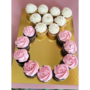 wedding ring cupcakes