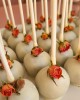 cake pop με αποξηραμένο λουλούδι