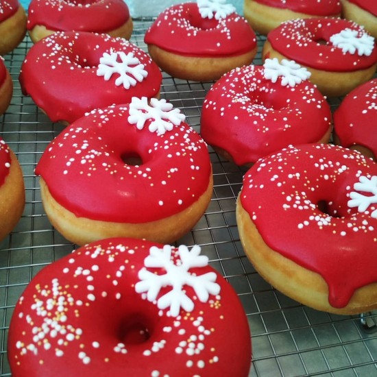 christmas donuts