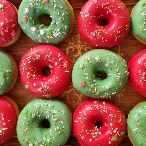 christmas donuts