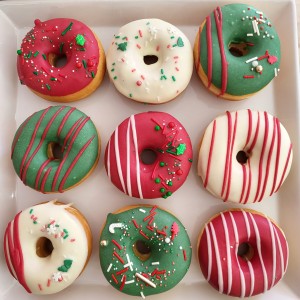 christmas donuts