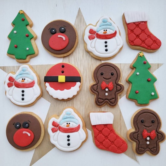 mini christmas cookies