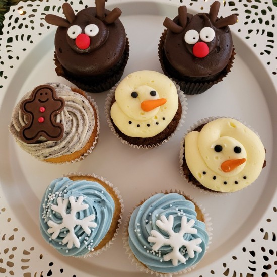 christmas cupcakes