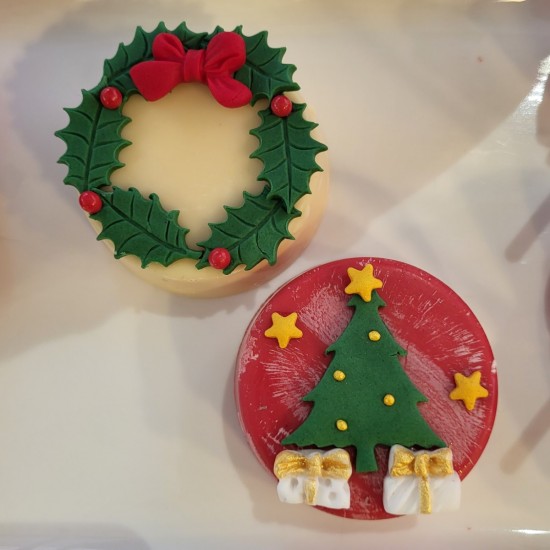 christmas oreo cookies popsicles