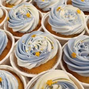 cupcakes light blue