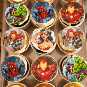 cupcakes marvel heroes