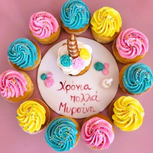 birthday cupcake & midi cupcakes