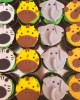 cupcakes jungle animals