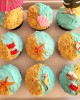 beach cupcakes