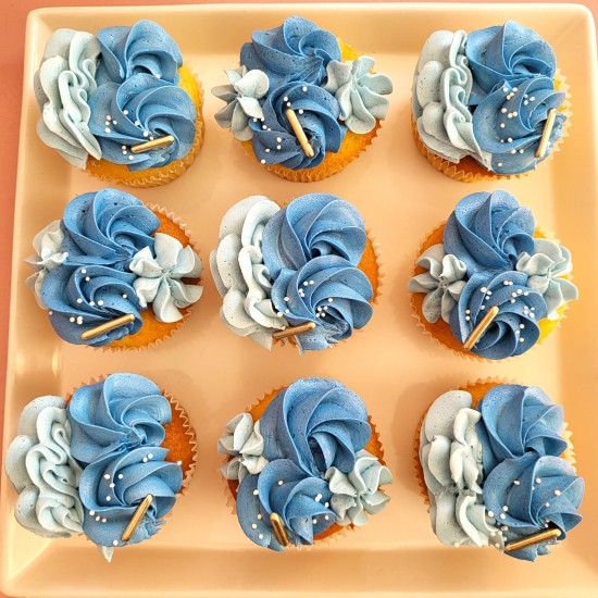 cupcakes blue