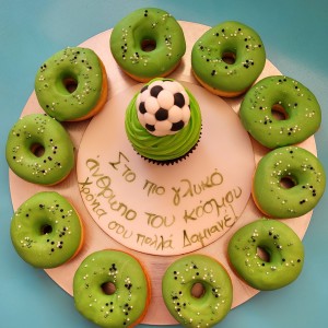 birthday cupcake & donuts