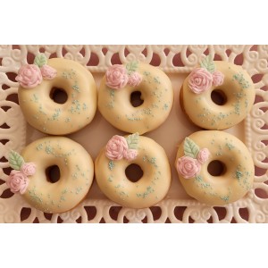 donuts with roses