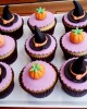 halloween cupcakes με ζαχαρόπαστα