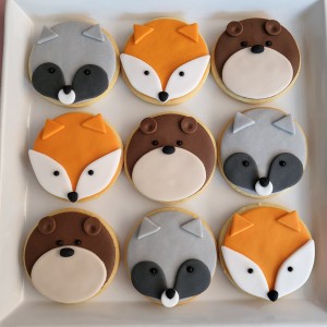 forest animals cookies