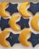 mini cookies stars and moon