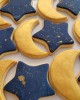 mini cookies stars and moon