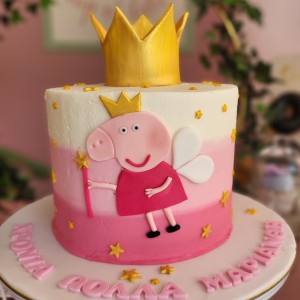 peppa fairy cake