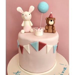 baby animals cake