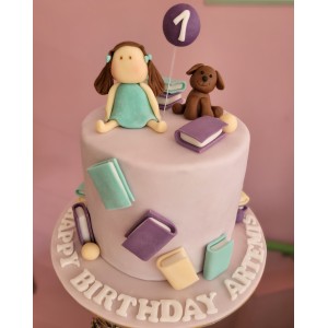 little girl's cake