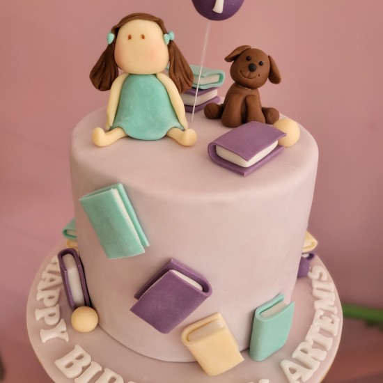 little girl's cake