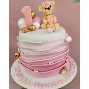 little bear girl cake