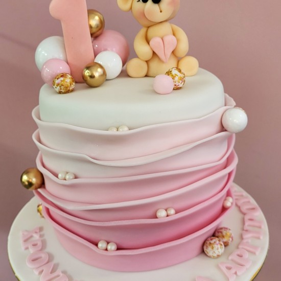 little bear girl cake