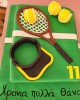 tennis court cake