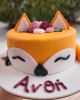 animal faces cake