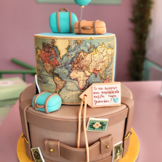 travel cake - 2 tier