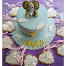 baby elephant cake