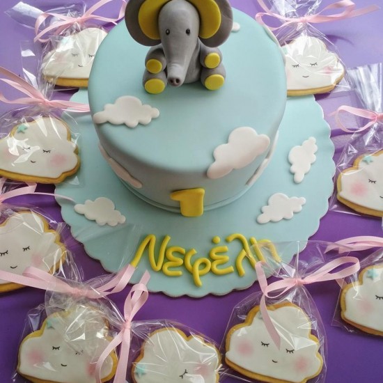 baby elephant cake