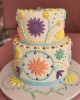 flowers cake (διόροφη)