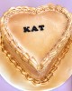 golden heart cake