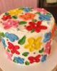 spring flowers cake