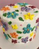 spring flowers cake