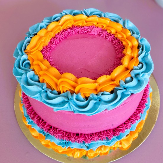 fuchsia cake