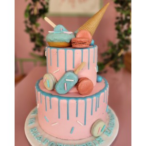 candy cake - 2 tier