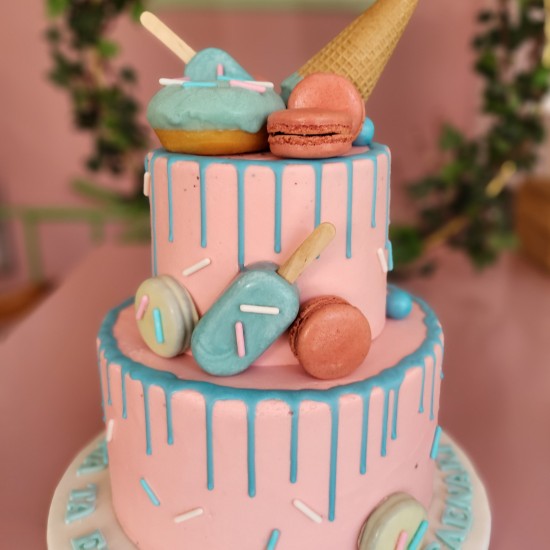 candy cake - 2 tier