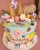 candy cake (με ζαχαρόπαστα)