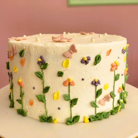 flowers cake