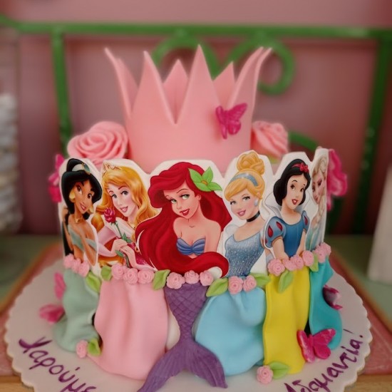 disney princesses cake