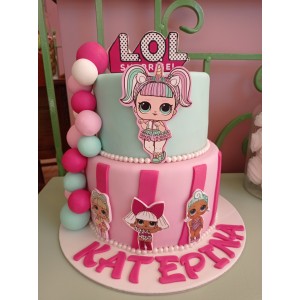 lol surprise cake