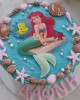 ariel mermaid cake